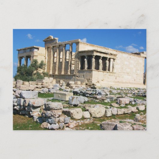 Erechtheum Acropolis - GRIEKENLAND Briefkaart (Voorkant)
