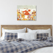 Erema en Thomas - het lied van Two Unhappy Brother Canvas Afdruk (Insitu (Slaapkamer))