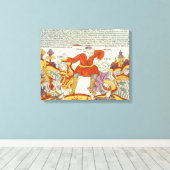 Erema en Thomas - het lied van Two Unhappy Brother Canvas Afdruk (Insitu (Houten vloer))