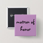 eremachtknop vierkante button 5,1 cm (Voorkant /achterkant)