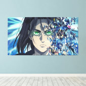 Eren Yeager Canvas Afdrukken (Insitu (Houten vloer))