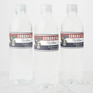 Eretribunaal Waterfles Label Etiket