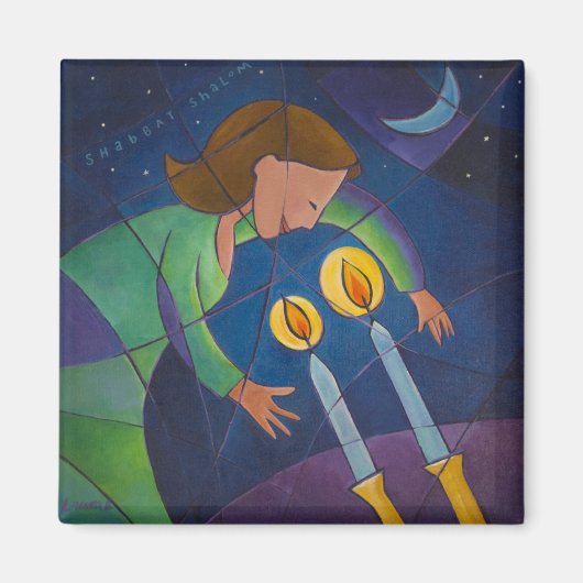 Erev Shabbat II Magneet (Voorkant)