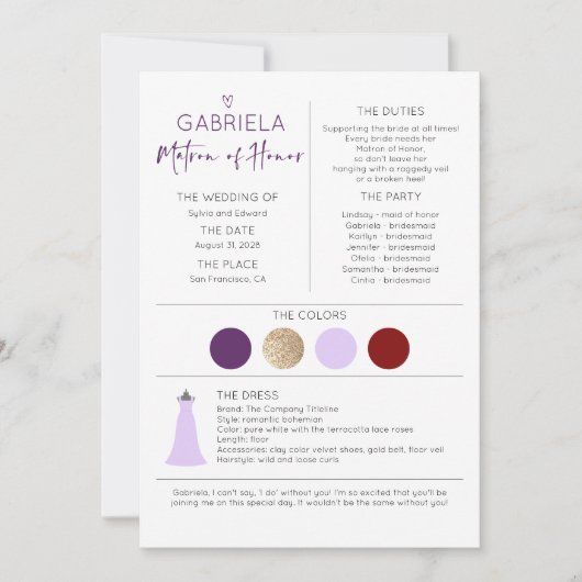 Erevoorzitter Voorstel & Informatie (Voorkant)