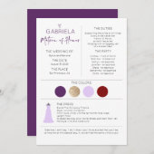 Erevoorzitter Voorstel & Informatie (Voorkant / Achterkant)