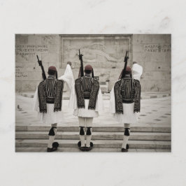 Erewacht van Athene Griekenland Briefkaart