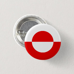 Erfalasorput Groenlandse vlag Ronde Button 3,2 Cm