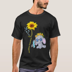 Erfelijk angio-oedeem Bewustzijnslint Olifant Su T-shirt