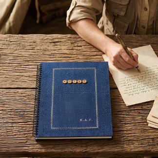 Erfenis Geborduurd Linen met Goud Notitieboek