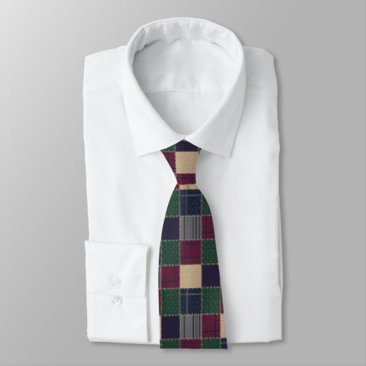 Erfenis Tartan Patchwork Stropdas (Gebonden)