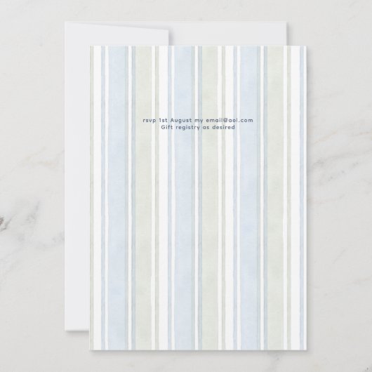 Erfenis Zonnebloem en Bij Metsglazen Bruiloft Kaart (Achterkant)