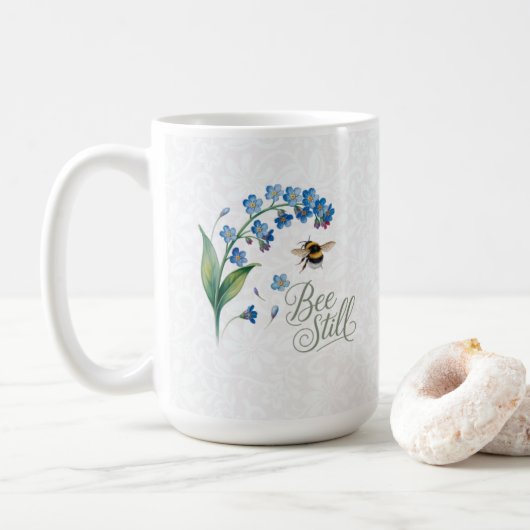 Erfgoed |  Bee Still – Botanische Bloemen Koffiemok (Met donut)