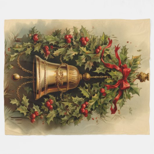 Erfgoed Harmonie Feestelijke Kerstdeken Fleece Deken (Voorkant (Horizontaal))