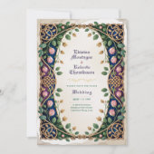 Erfgoed Middeleeuwse Keltische Knoop Sieraden Goud Kaart (Voorkant)