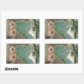 erfgoed rechthoekige sticker (Vel)