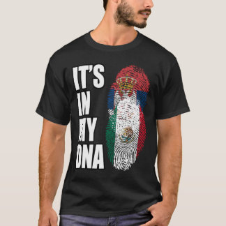 erfgoed van Servië en Mexico - vlag T-shirt