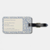 Erfgoed Vogels Monogram Bagagelabel (Achterkant horizontaal)