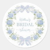 Erfstuk Hydrangea Bruidsfeest Stickers (Voorkant)