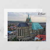 Erfurt, Duitsland Briefkaart (Voorkant / Achterkant)