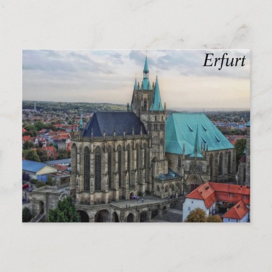 Erfurt, Duitsland Briefkaart (Voorkant)