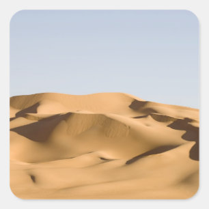 Erg Awbari, Saharawoestijn, Fezzan, Libië. 2 Vierkante Sticker