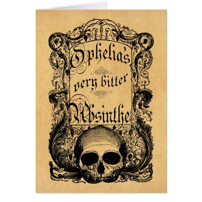 Erg bitter Absinthe van Ophelia (Voorkant)