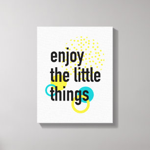 Erg leuk ontwerp voor de Lıttle Dingen Canvas Afdruk