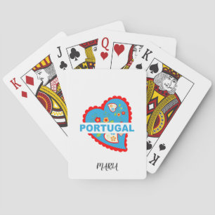 Erg Portugees hart Pokerkaarten