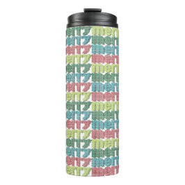 Erg vrolijke reismok thermosbeker