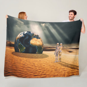 Ergens Anders – Naar de Wereld kijken Fleece Deken