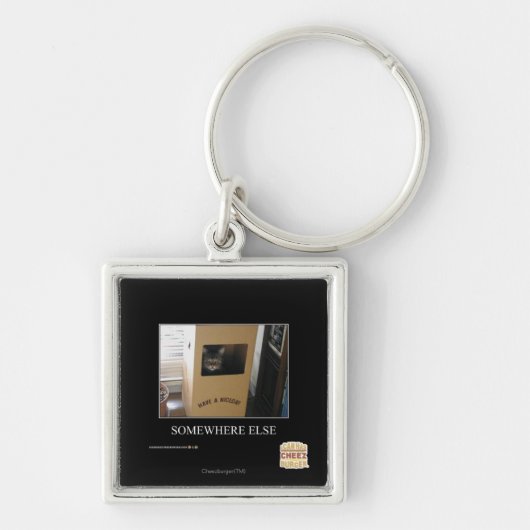 ergens anders sleutelhanger (Voorkant)