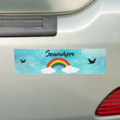 Ergens Bumpersticker (Op auto)