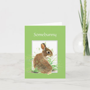 Ergens goed gekken, Cute Rabbit, Bunny Kaart