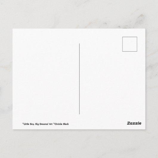 Ergens iemand (BITUB) Briefkaart (Achterkant)