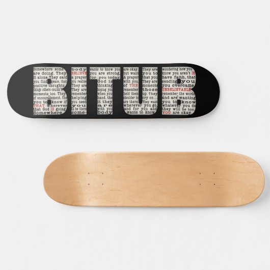 Ergens iemand (BITUB) Skateboard (Horizontaal)