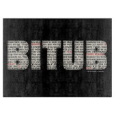 Ergens iemand (BITUB) Snijplank (Voorkant)