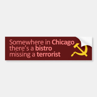 Ergens in Chicago.. Bumpersticker