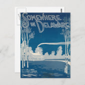 Ergens in Delaware Briefkaart (Voorkant / Achterkant)