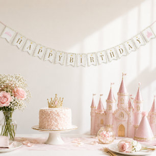 Ergens in een tijd verhalen over Roze Prinses verj Vlaggetjes