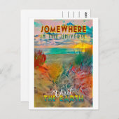 Ergens in het universum briefkaart (Voorkant / Achterkant)