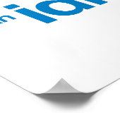 Ergens in Kenia vermist een dorp een idioot Poster (Hoek)