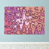 Ergens in Noland Canvas Afdruk (Insitu (Houten vloer))