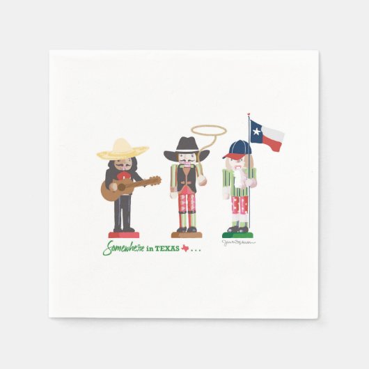 "Ergens in Texas", Texas Nutcrackers Servet (Voorkant)