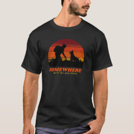 Ergens met mijn Malinois Mannen buiten T-shirt