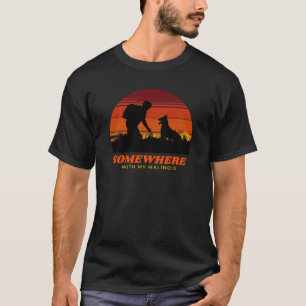 Ergens met mijn Malinois Mannen buiten T-shirt