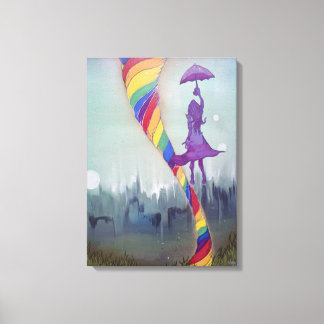 Ergens onder Canvas Print