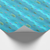 Ergens onder het Zee Cadeaupapier (Hoek)