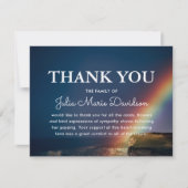 Ergens over de regenboog | Begrafenis Bedankt (Voorkant)