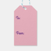 Ergens over de regenboog cadeau labels cadeaulabel (Achterkant)