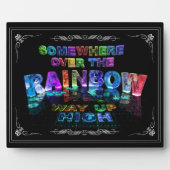 Ergens over de regenboog fotoplaat (Voorkant)